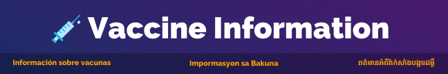 Vaccine Information Vaccine Information